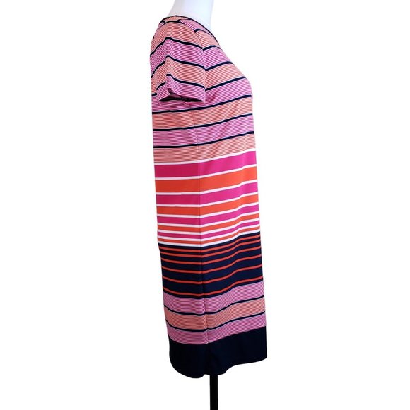 Michael Kors Stripe Shift Dress Short Sleeves, Medium EUC - Picture 4 of 7